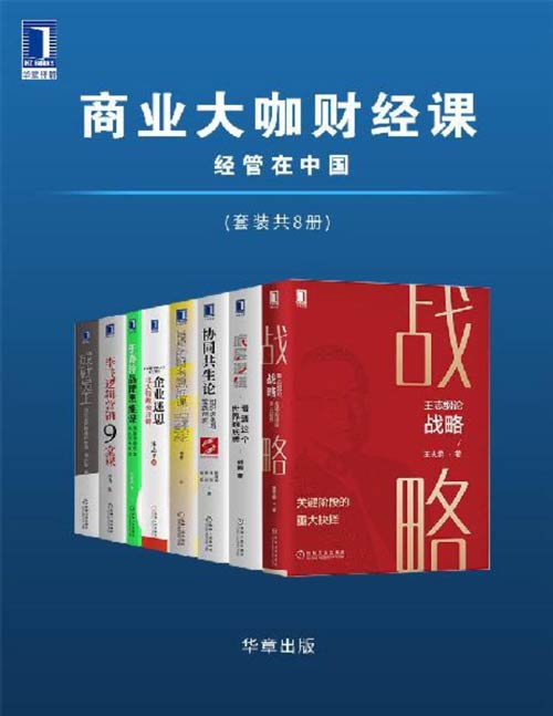 商业大咖财经课 经管在中国(套装共8册)王志纲论战略、底层逻辑、协同共生论、肖星的财务思维课、企业迷思、于春玲品牌思维课、李飞逻辑营销9堂课、成就员工